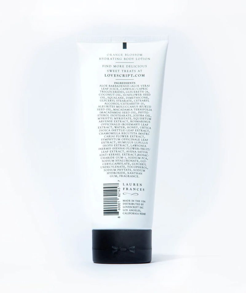 body lotion - orange blossom